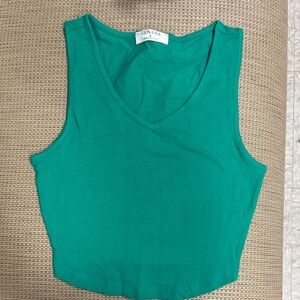 Deana Women's Green Tank Top